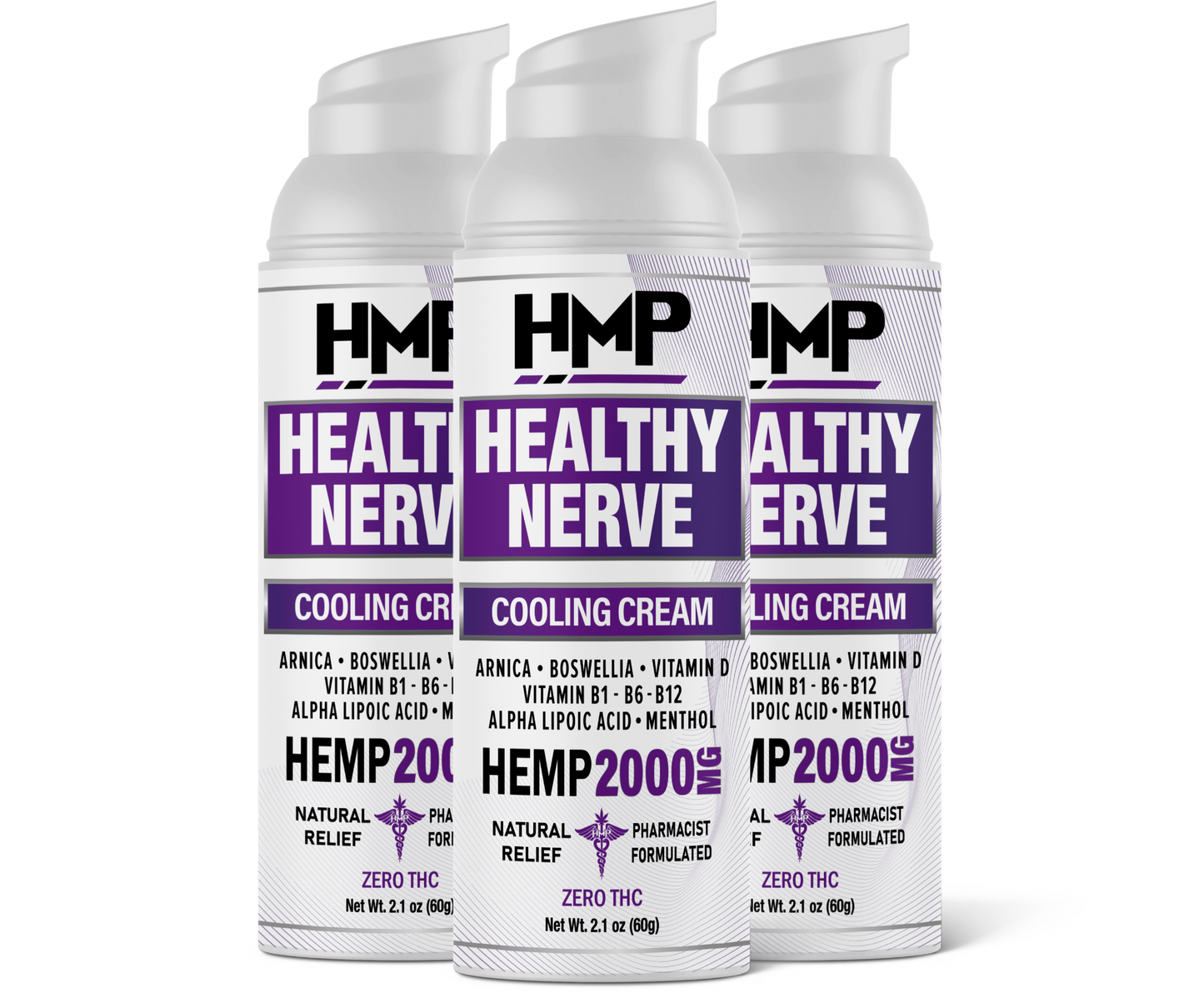 Healthy Nerve Restoring Cream - Hemp Extract Formula 2000mg | Pharmacist-Formulated