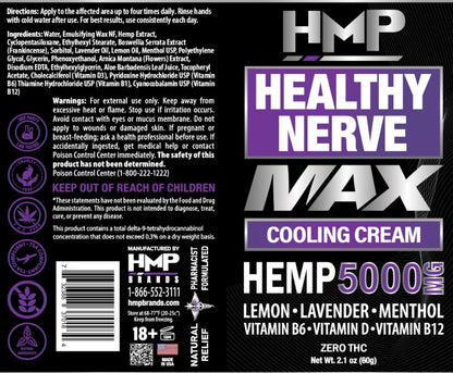 Healthy Nerve MAX 5000mg Cream LLM