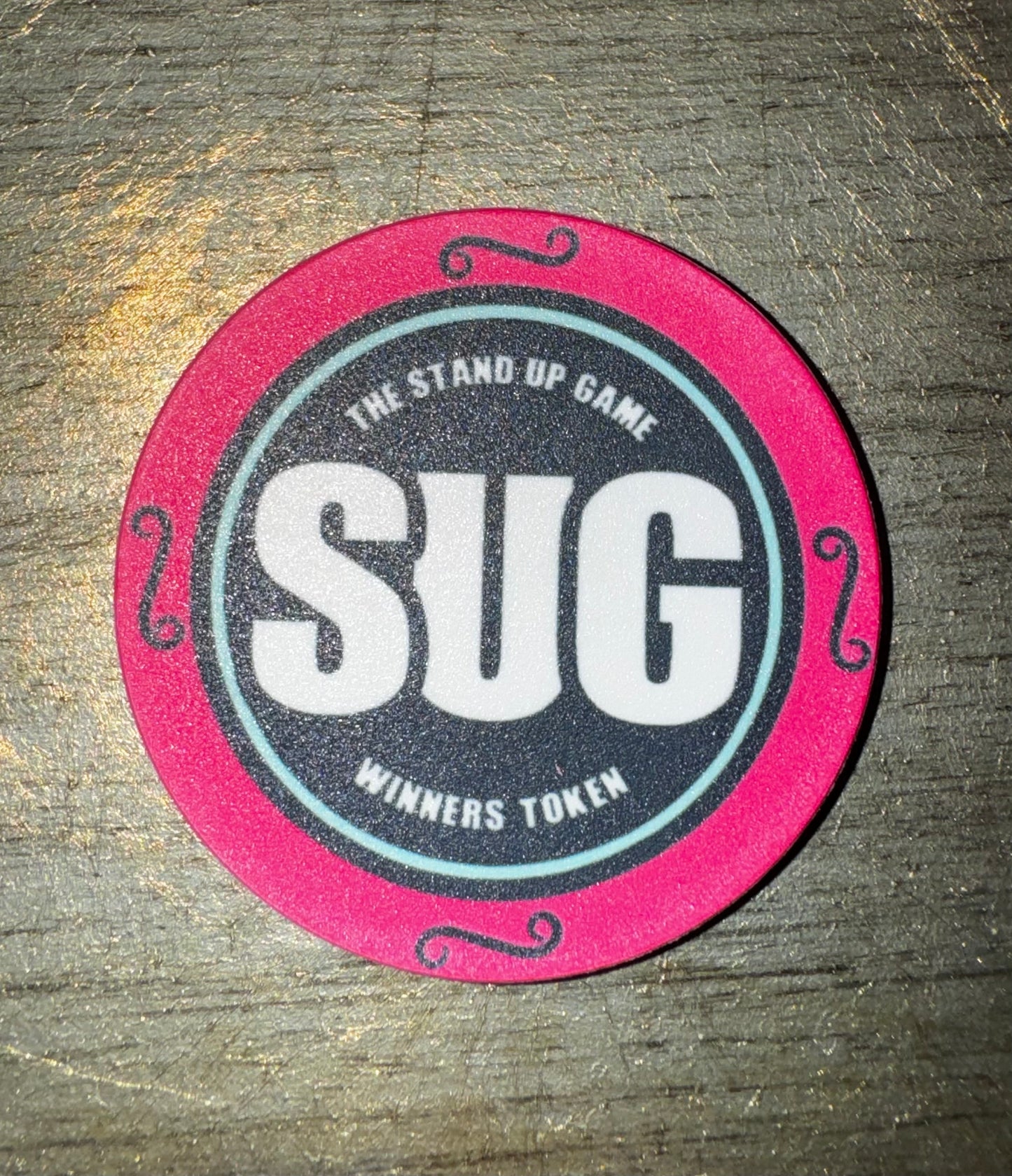 “SUG” Stand Up Game Poker Chips - 10ct